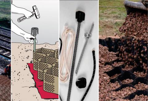 Георешетка и анкера