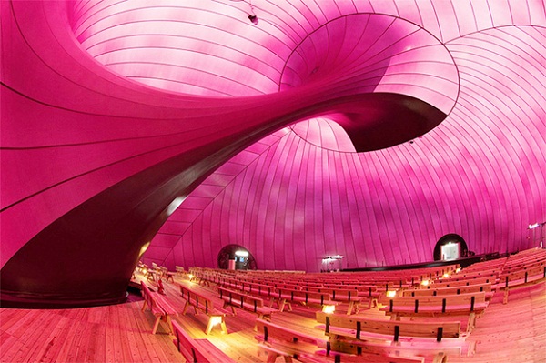 Надувной концертный зал в Японии