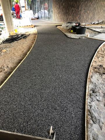 Каменный ковер - установка