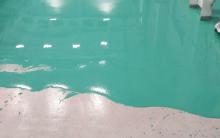 Устройство полиуретанового покрытия