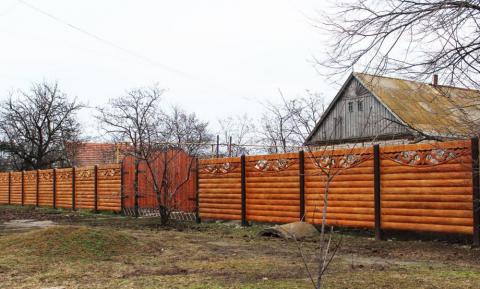 Заборы из фибробетона под ключ в Запорожье