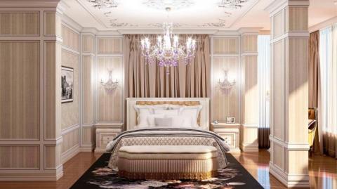 Уютный интерьер спальни