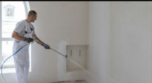 Механизированная шпаклевка стен и потолков днепр