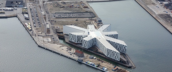 Штаб-квартиру ООН в Дании построили в форме звезды.