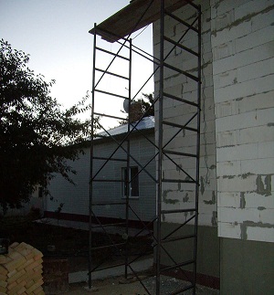 Металлические строительные леса: результат.