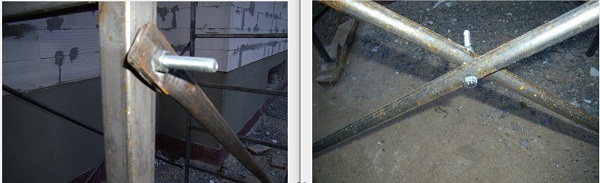 Металлические строительные леса: шаг 5.