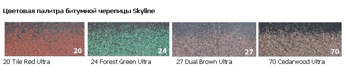 Цветовая гамма Iko Skyline