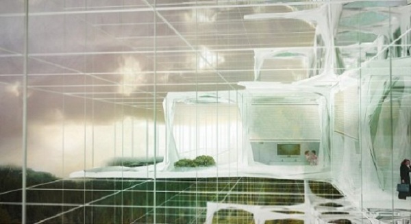 Самостроящийся небоскреб в Канаде.