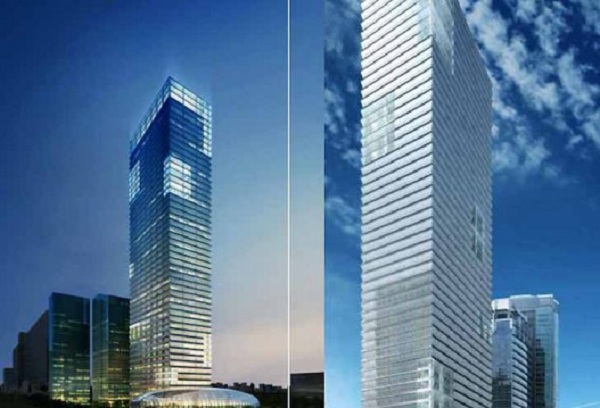Энергоэффективный небоскреб построили в Корее.