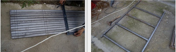 Металлические строительные леса: шаг 3.