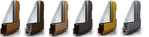 Ламинированные металлопластиковые окна 2