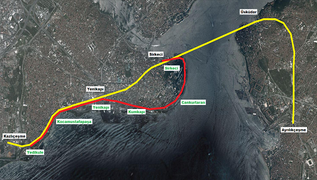 В стамбуле открыли тунель под Босфором