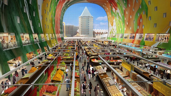 комплекс Markthal Rotterdam