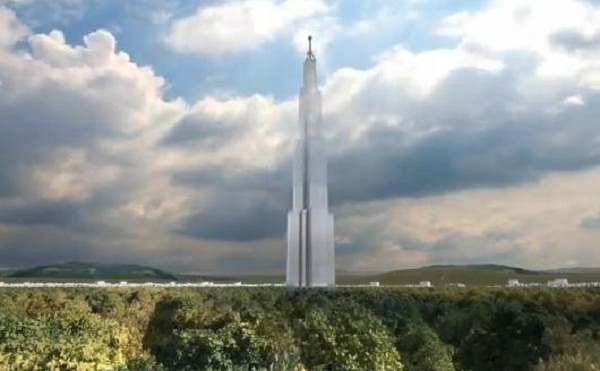 Строительство небоскреба Sky City.