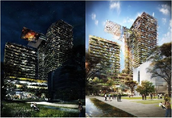 Самый высокий в мире вертикальный сад в Сиднее фото 2