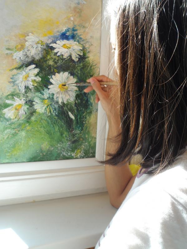 Студия БУРГУНДИ. Живопись в интерьере