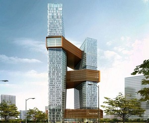 Башни-близнецы построят в Китае