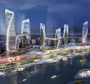 В Пекине построят небоскребы с мостами