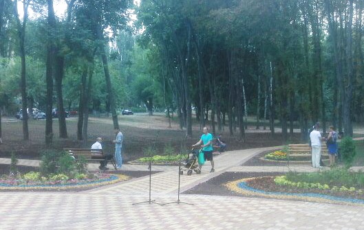 В Соломенском районе открыли парк