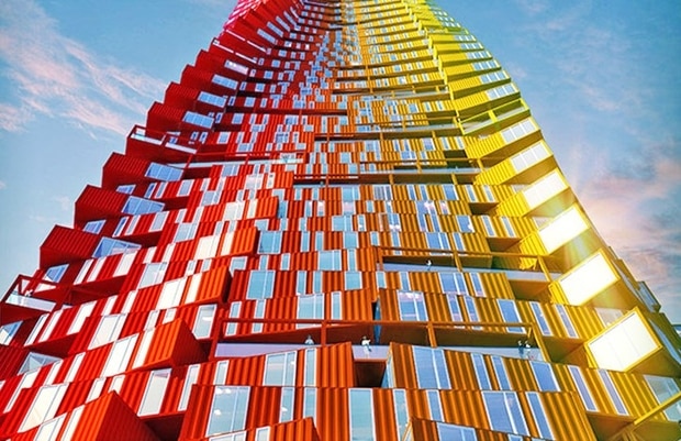 Небоскреб из контейнеров построят в Индии