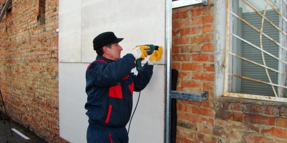 Магнезитовая плита марки «Фасад». Монтаж. Видео.