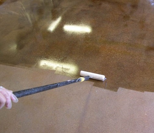 Наливной эпоксидный пол, сделай сам.