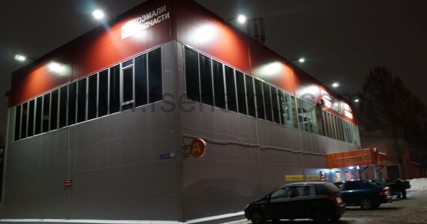 Фасады супермаркетов Дикси получили новое качественное освещение благодаря НПО АЭК