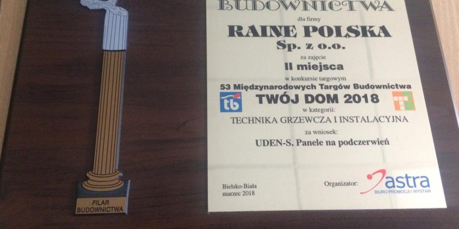 Український виробник UDEN-S отримав престижну нагороду на міжнародній будівельній виставці в Польщі