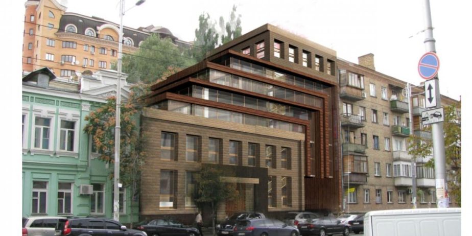 г. Киев ул. Жилянская 34. Проект административно-офисного центра (общ. площадь 5000 кв.м.)