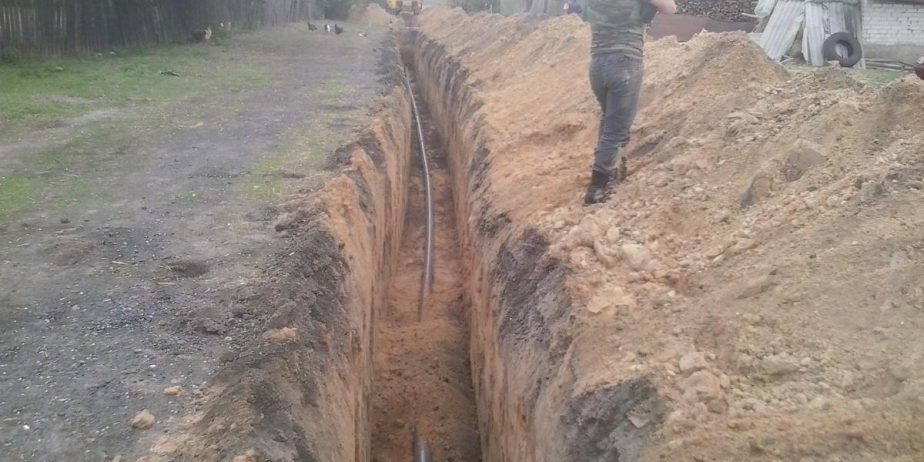 Монтаж центрального водопровода