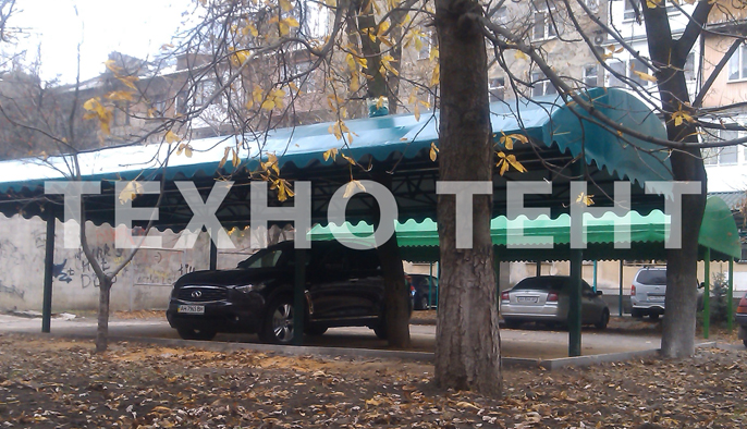 Навесы, Козырьки