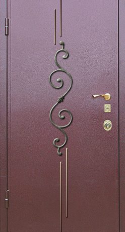 Входные металлические двери с порошковым покрытием