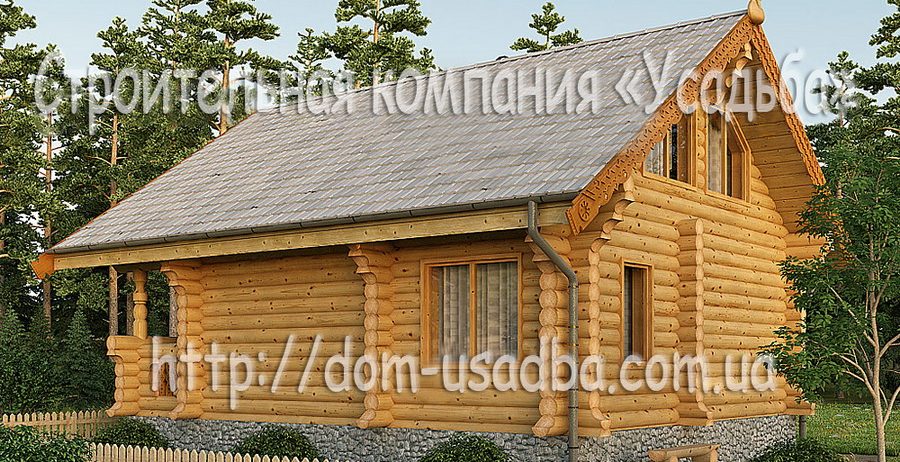 Деревянный дом (Usadba C8)