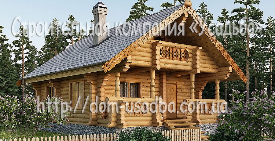 Деревянный дом (Usadba C8)
