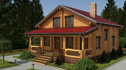 Двухэтажный дом (Usadba C52)