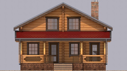 Двухэтажный дом (Usadba C52)