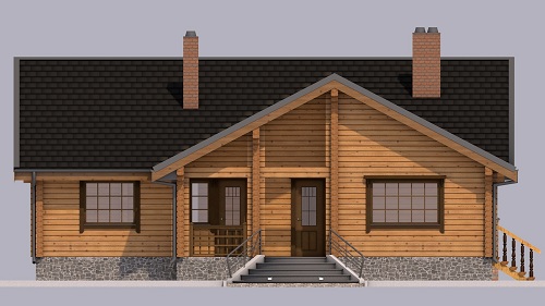 Одноэтажный дом (Usadba CL10)