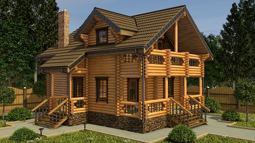 Двухэтажный дом (Usadba C67)