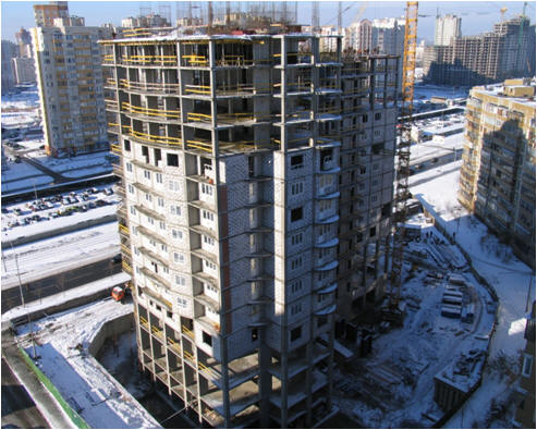 Многоэтажный жилой комплекс с встроенными помещениями административного и коммерческого назначения п…