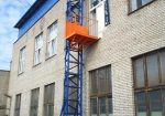 Подъемник строительный приставной фасадный