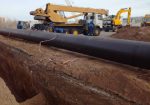 Зварювання каналізаційного колектора Ф400мм