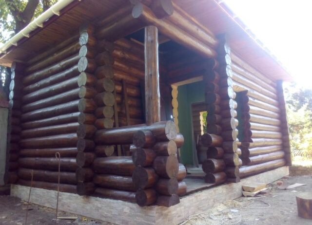 Покраска  Беседки Сруба