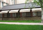 Маркизы компании Юг-Тент. Металлоконструкции лубой сложности.