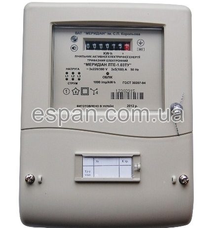 Электросчетчик трехфазный «Меридиан ЛТЕ-1.03ТУ»