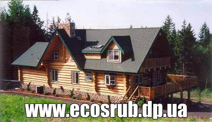 Дом из сруба.