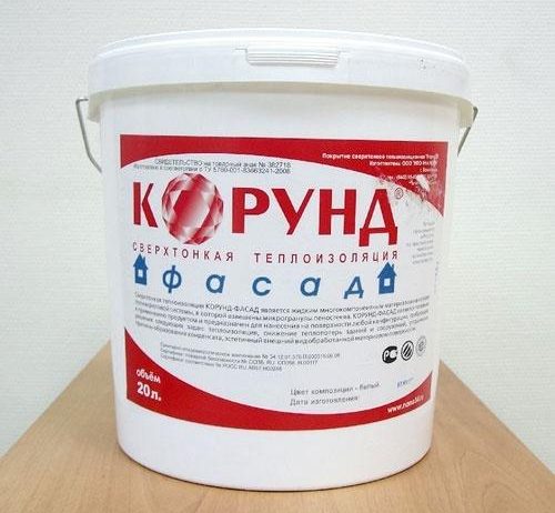 Жидкая теплоизоляция Корунд Фасад