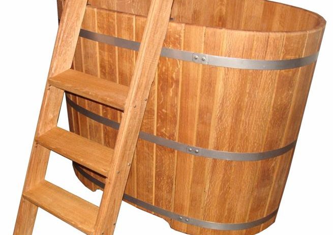 Бочка-купель овальная