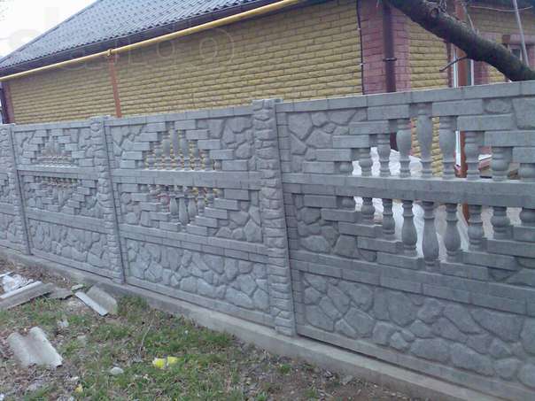 Еврозабор, забор бетонный в Чернигове