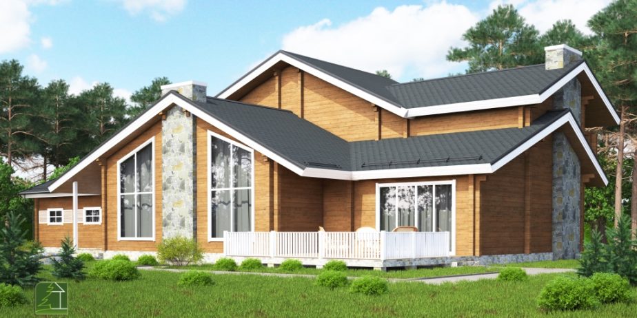 Деревянный дом Kati