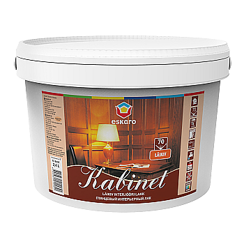 Eskaro Kabinet 20, 70 лак для внутренних работ (полуматовый, глянцевый) 2,4 л.